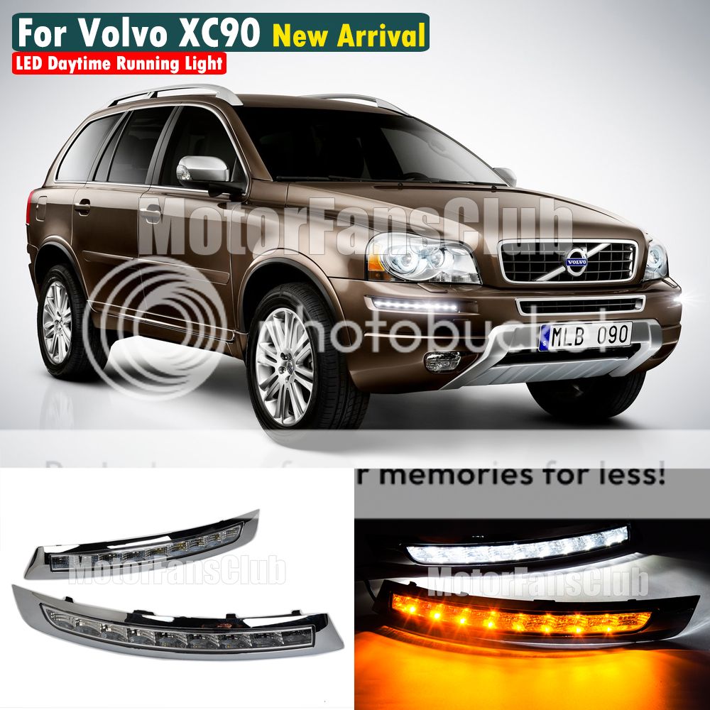 LED Daytime Running Light For Volvo XC90 DRL 2007 08 09 10 11 2012 2013